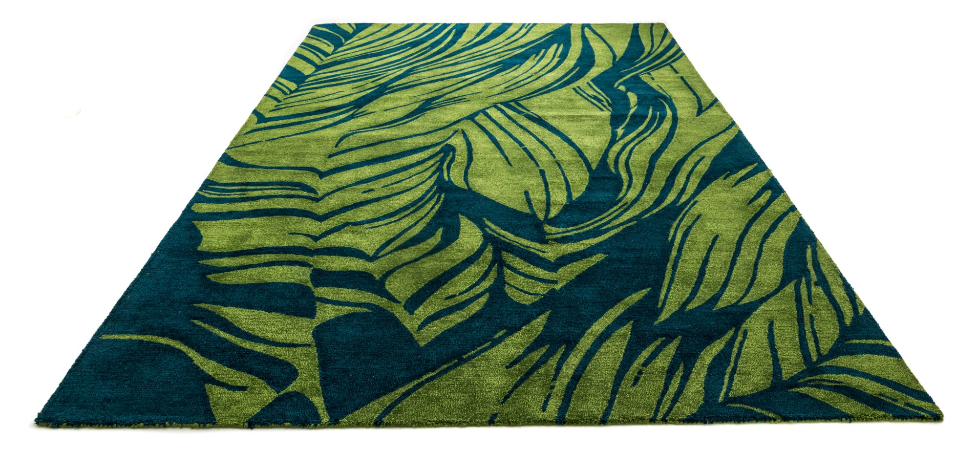 Green sustainable rug