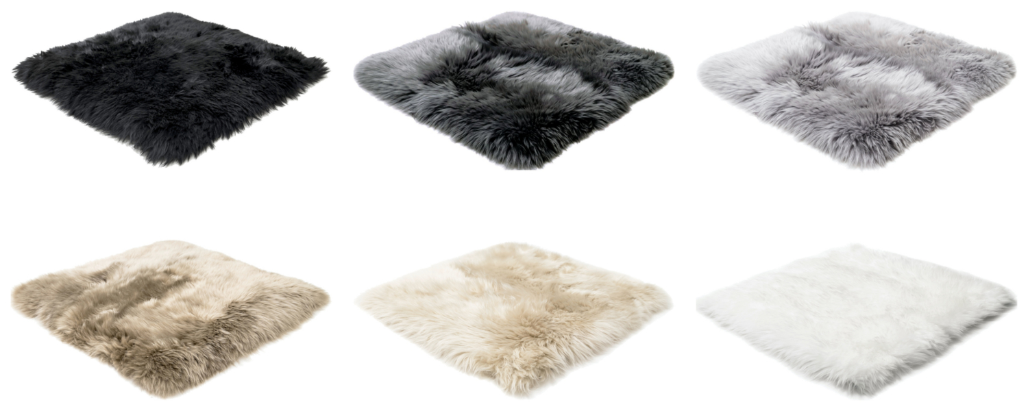 LIVING SOUL sheepskin rug natural colours