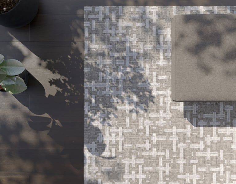 braided rug for indoor and outdoor crossover grey-1
