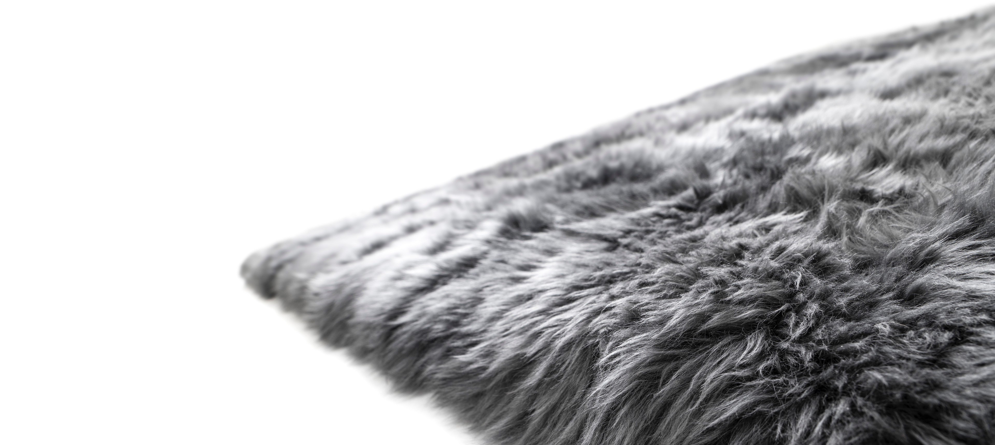 Sheepskin rug Lena Terlutter Edition steel 