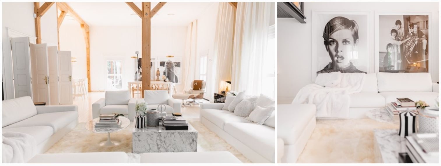 lena terlutter offwhite living room furniture and white rug