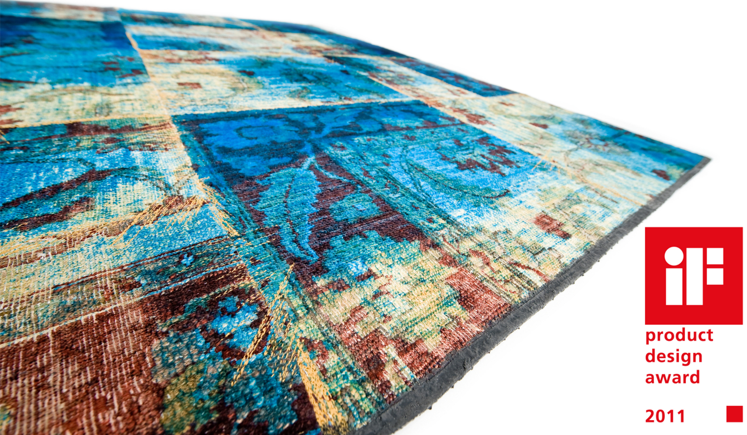 handmade patchwork rug german design and manufacturing