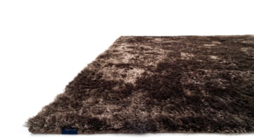 fluffy rug handmade from polyester