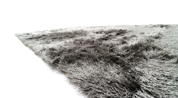 grey, voluminous high pile carpet with delicately twisted fibres