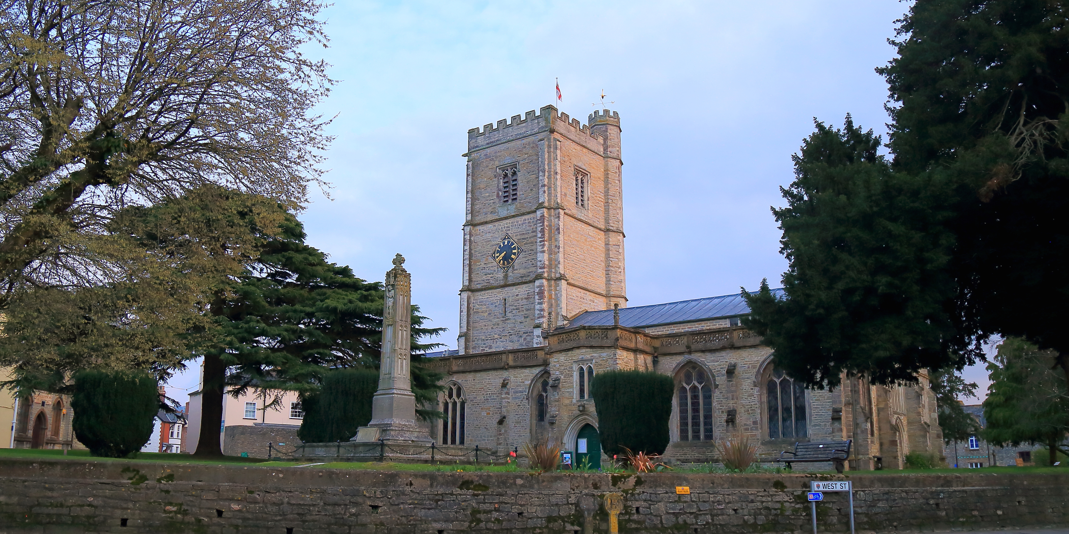 St. Mary's Parish Church in Market Town of Axminster in County of Devon